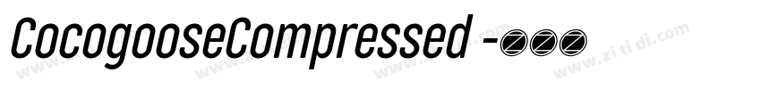 CocogooseCompressed 字体转换